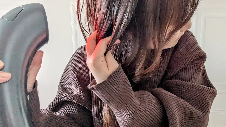 ステップ① 根元から乾かし頭皮や髪全体を整える