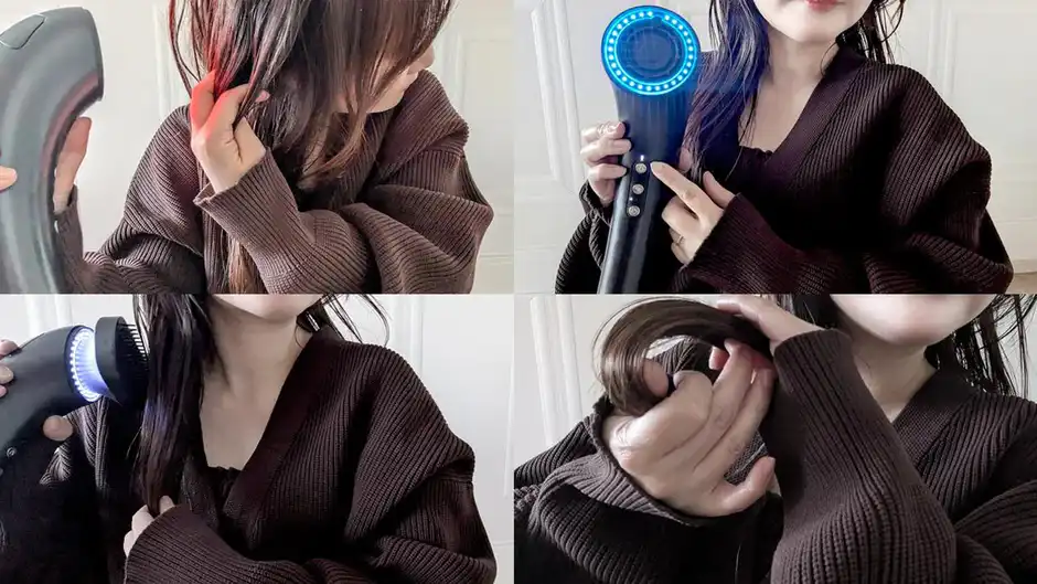 【くせ毛さん向け】Brighte(ブライト)シャワードライヤーで“するんっ”と髪をまとめる4ステップ