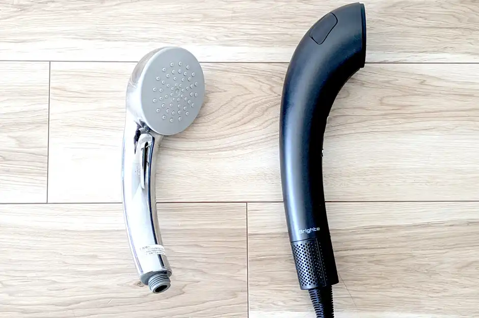 シャワーヘッドのようにゆるやかなカーブを描くフォルム