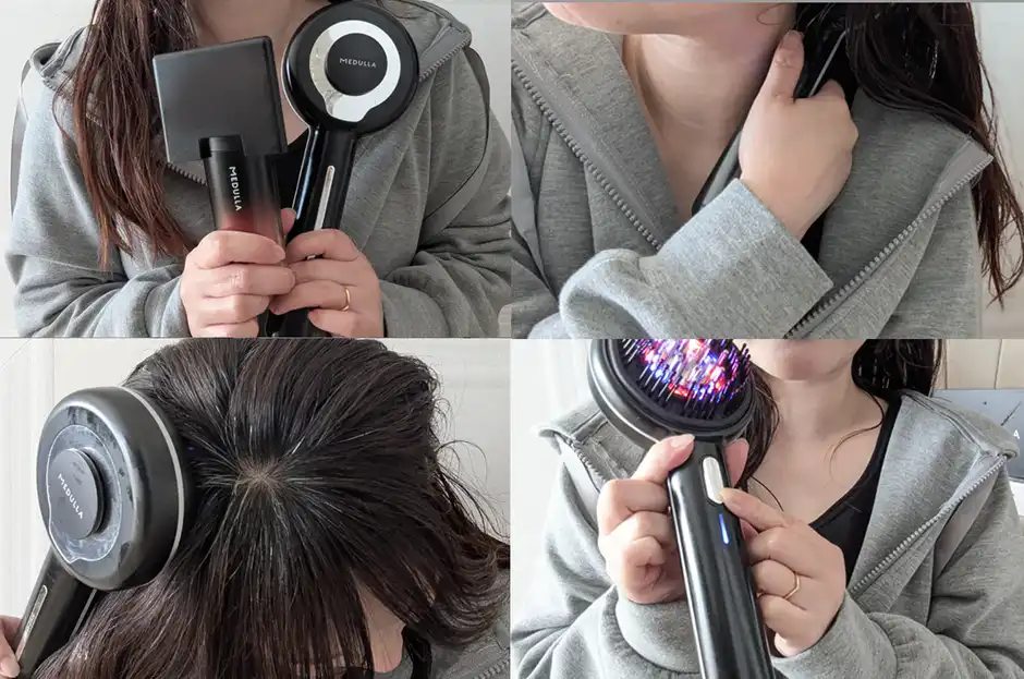 【美顔器マニアの辛口】MEDULLA(メデュラ)スカルプエアショットの口コミ！4万円の価値ある？