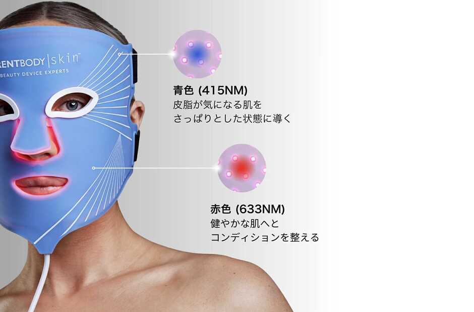 【科学的根拠は?】カレントボディLEDマスクの青色波長がニキビ肌におすすめな理由