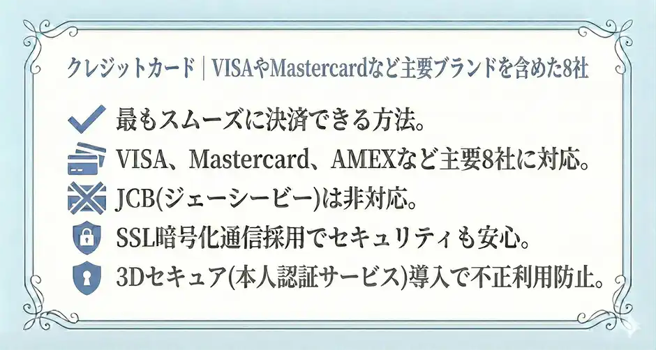 クレジットカード|VISAやMastercardなど主要ブランドを含めた8社