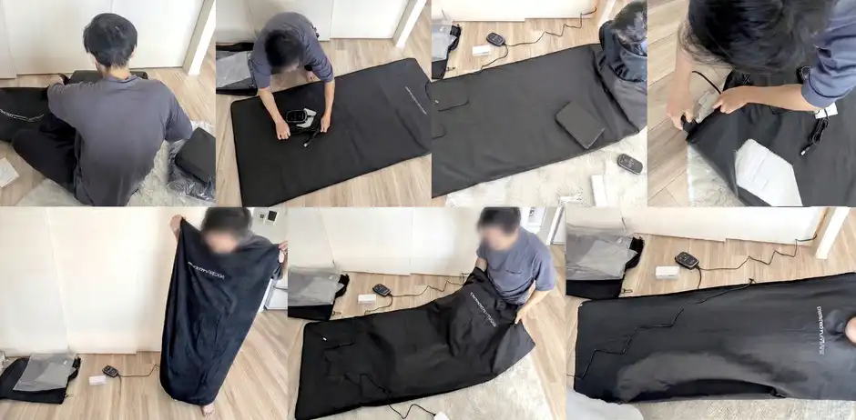 【かんたん解説】カレントボディ赤外線サウナブランケットの使い方6ステップ